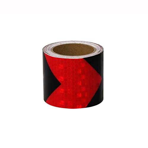 Selbstklebendes Markierungsband for Anhänger, LKW, Autos, Boote, Schilder im Außenbereich(Red Black) von YHNNH