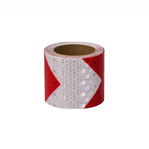 Selbstklebendes Markierungsband for Anhänger, LKW, Autos, Boote, Schilder im Außenbereich(Red White) von YHNNH