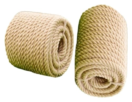 Terrassengarn, Juteseil, 18 mm dick, Hanfseil, Terrassendielen, Juteseil, for Basteln, Bündeln, Camping, Dekorieren(18MM 20M) von YHNNH