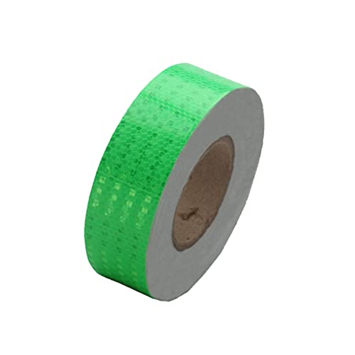 Warnband Hochintensives Reflektorband Selbstklebendes Reflektorband zur Markierung von Absperrbändern(Grün) von YHNNH