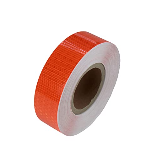 Warnband Hochintensives Reflektorband Selbstklebendes Reflektorband zur Markierung von Absperrbändern(Oranje) von YHNNH
