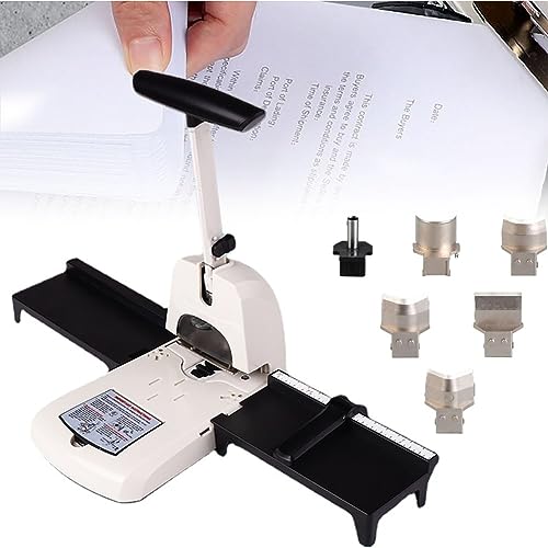 YHUEGH Manuelle Desktop-Eckenrunder-Stanzmaschine, 2-in-1-Ecken-Rundschneider und Locher-Werkzeug, mit R3,5 mm R6 mm R10 mm, runden Ecken, Halbkreis, 6 mm Lochstanz-Wechselstanzen YHUEGH Manuelle Desktop-Eckenrunder-Stanzmaschine, 2-in-1-Ecken-Rundschneider und Locher-Werkzeug, mit R3,5 mm R6 mm R10 mm, runden Ecken, Halbkreis, 6 mm Lochstanz-Wechselstanzen von YHUEGH