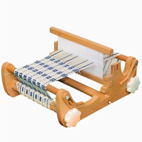 YHUEGH Webstuhl-Set für den Haushalt, handgewebte Strickmaschine zum Selbermachen, Ständer aus Holz, Multi-Craft-Webstuhl-Kunst, mit Kamm und Spule, für Kinder, Erwachsene, Anfänger, Kinder von YHUEGH