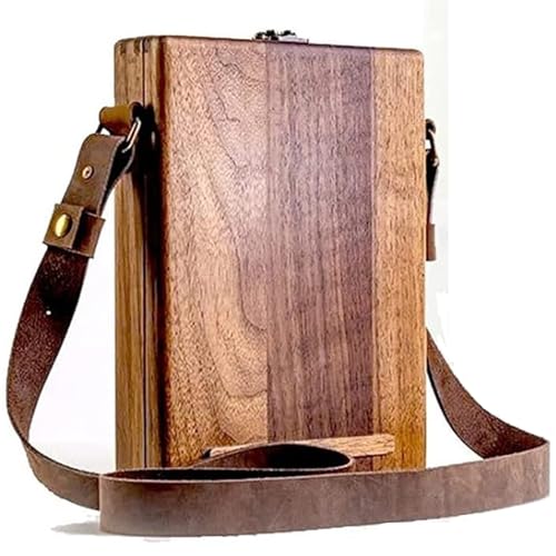 Tragbare Holzkunstbox mit verstellbarem Schultergurt, Schreibermessenger-Holzbox und Aufbewahrungsbox für Künstler, Zeichner und Schriftsteller Tragbare Holzkunstbox mit verstellbarem Schultergurt, Schreibermessenger-Holzbox und Aufbewahrungsbox für Künstler, Zeichner und Schriftsteller von YHXAIQ