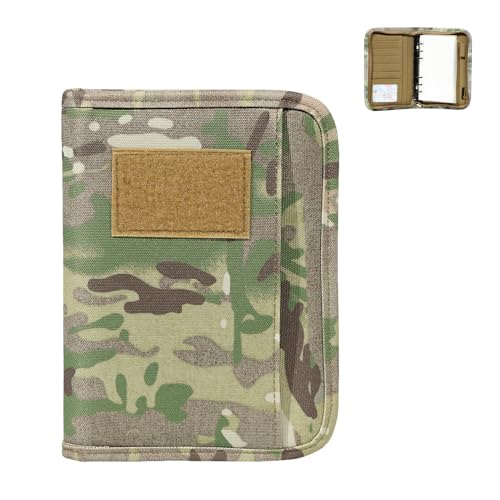 YHZNAGEM Padfolio Ringbuch Wetterfest Notizbuchhülle Taktisches Notizbuch mit Reißverschluss für Ordner Visitenkarten A6 Binder Notizbuch Ordner Portfolio YHZNAGEM Padfolio Ringbuch Wetterfest Notizbuchhülle Taktisches Notizbuch mit Reißverschluss für Ordner Visitenkarten A6 Binder Notizbuch Ordner Portfolio von YHZNAGEM