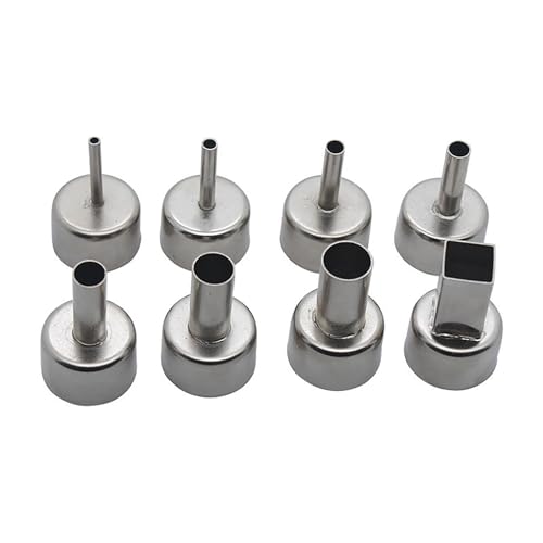 YIBOZI Heißluftdüse, 8 Stück, 3–12 mm, Schweißdüse, Heißluftpistolen, Düse für 858D Heißluft-Nacharbeitsstationen, Zubehör YIBOZI Heißluftdüse, 8 Stück, 3–12 mm, Schweißdüse, Heißluftpistolen, Düse für 858D Heißluft-Nacharbeitsstationen, Zubehör von YIBOZI