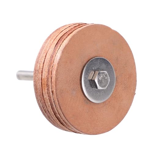 YIBOZI Schleifkopf, 18 mm dickes Rindsleder, Schleifkopf, Polierscheibe, Jade, Rotationspolitur, Holzbearbeitung, Reparaturwerkzeuge, 60 mm YIBOZI Schleifkopf, 18 mm dickes Rindsleder, Schleifkopf, Polierscheibe, Jade, Rotationspolitur, Holzbearbeitung, Reparaturwerkzeuge, 60 mm von YIBOZI