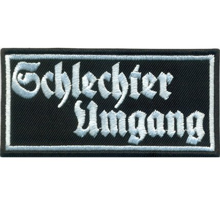 YICAIZI Schlechter Umgang Bootboys Ultras Biker L von Patch