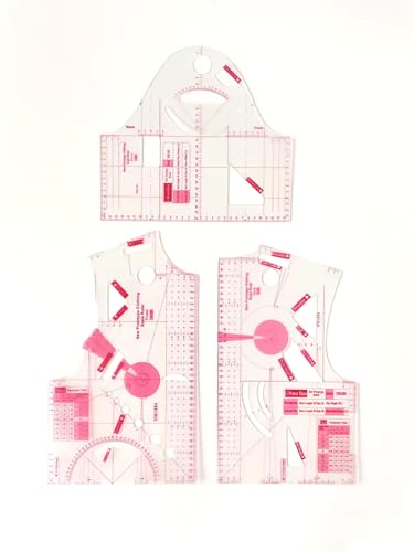 YICBOR 1:3 Modedesign-Lineal für Damen, Bluse, Stoff, Design, Schule, Studenten, Technik, Bekleidung, Zeichnen, Templete, Kleidung, Prototyp, Nählineal YICBOR 1:3 Modedesign-Lineal für Damen, Bluse, Stoff, Design, Schule, Studenten, Technik, Bekleidung, Zeichnen, Templete, Kleidung, Prototyp, Nählineal von YICBOR