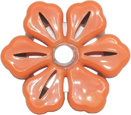 YICBOR Magnetischer Fadenschneider, Blumenform, Quiltwerkzeug, Orange und Blau (Orange) von YICBOR
