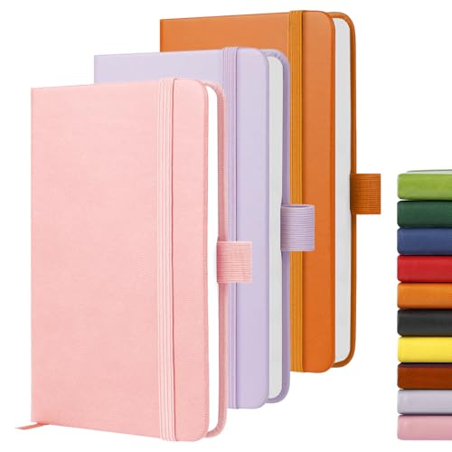 A6-Notizbuch, Taschennotizbücher, 160 linierte Seiten, kleines Leder-Tagebuch, Notizbuch für Damen und Herren, Arbeit, Büro, Schule, fester Einband, A6, kleiner Notizblock mit Stifthalter, 9,5 x 14,5 A6-Notizbuch, Taschennotizbücher, 160 linierte Seiten, kleines Leder-Tagebuch, Notizbuch für Damen und Herren, Arbeit, Büro, Schule, fester Einband, A6, kleiner Notizblock mit Stifthalter, 9,5 x 14,5 von YIEO