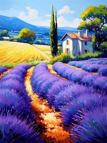 Diamond Painting Bauernhof 40x60cm, 5D Diamant Painting Bilder für Erwachsene und Anfänger, DIY Diamond Painting Set Landschaft Full Drill Diamant Kunst Malerei Kits für Home Wand Décor -RD1306 von YIFEIYANYFY