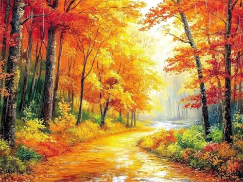 Diamond Painting Erwachsene Herbstlicher Park Diamant Painting Bilder Landschaft, 5D Diamond-Painting Groß 100x70cm, DIY Diamant Malerei Set Mosaikherstellung Bastelset für Wanddekoration -RD628 Diamond Painting Erwachsene Herbstlicher Park Diamant Painting Bilder Landschaft, 5D Diamond-Painting Groß 100x70cm, DIY Diamant Malerei Set Mosaikherstellung Bastelset für Wanddekoration -RD628 von YIFEIYANYFY