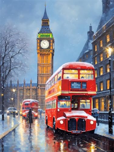 Diamond Painting Erwachsene London Diamant Painting Bilder Bus, 5D Diamond-Painting Groß 60x80cm, DIY Diamant Malerei Set Mosaikherstellung Bastelset Erwachsene als Geschenk für Wanddekoration -RD984 Diamond Painting Erwachsene London Diamant Painting Bilder Bus, 5D Diamond-Painting Groß 60x80cm, DIY Diamant Malerei Set Mosaikherstellung Bastelset Erwachsene als Geschenk für Wanddekoration -RD984 von YIFEIYANYFY
