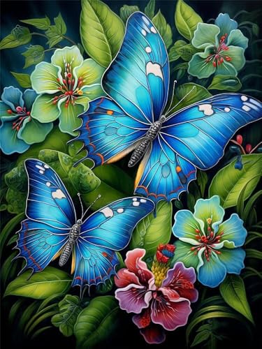 Diamond Painting Erwachsene Schmetterling Diamant Painting Bilder Blume, 5D Diamond-Painting Groß 80x120 cm, DIY Diamant Malerei Set Mosaikherstellung Bastelset für Wanddekoration Geschenk -RD959 Diamond Painting Erwachsene Schmetterling Diamant Painting Bilder Blume, 5D Diamond-Painting Groß 80x120 cm, DIY Diamant Malerei Set Mosaikherstellung Bastelset für Wanddekoration Geschenk -RD959 von YIFEIYANYFY