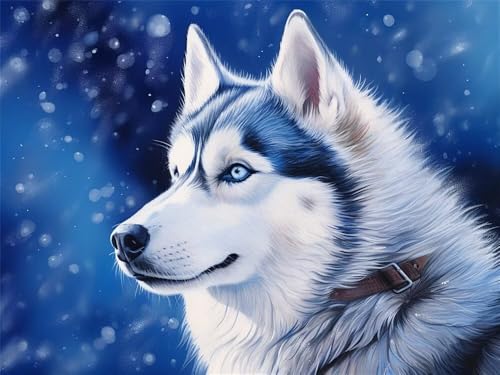 Diamond Painting Erwachsene Wolf Diamant Painting Bilder Tiere, 5D Diamond-Painting Groß 100x70cm, DIY Diamant Malerei Mosaikherstellung Bastelset Erwachsene als Geschenk für Wanddekoration -RD604 Diamond Painting Erwachsene Wolf Diamant Painting Bilder Tiere, 5D Diamond-Painting Groß 100x70cm, DIY Diamant Malerei Mosaikherstellung Bastelset Erwachsene als Geschenk für Wanddekoration -RD604 von YIFEIYANYFY