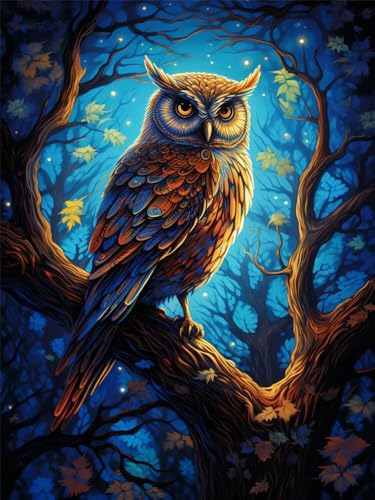 Diamond Painting Eule xxl 80x120cm, 5D Diamant Painting Bilder für Erwachsene und Anfänger, DIY Diamond Painting Set Baum Full Drill Diamant Kunst Malerei Stickerei Kits für Home Wand Décor -RD942 Diamond Painting Eule xxl 80x120cm, 5D Diamant Painting Bilder für Erwachsene und Anfänger, DIY Diamond Painting Set Baum Full Drill Diamant Kunst Malerei Stickerei Kits für Home Wand Décor -RD942 von YIFEIYANYFY
