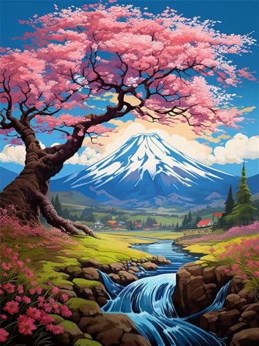 Diamond Painting Natur-Landschaft xxl 60x90cm, 5D Diamant Painting Bilder für Erwachsene und Anfänger, DIY Diamond Painting Set Verschneiter Berg Diamant Kunst Malerei für Home Wand Décor -RD978 Diamond Painting Natur-Landschaft xxl 60x90cm, 5D Diamant Painting Bilder für Erwachsene und Anfänger, DIY Diamond Painting Set Verschneiter Berg Diamant Kunst Malerei für Home Wand Décor -RD978 von YIFEIYANYFY