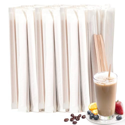 Kaffeerührstäbchen,100 Stück Hölzerne Kaffeerührer Einzeln Verpackte Rührstäbchen Holz Sticks Holz Rührstäbchen Kaffeesticks Eisstiele für Kaffee,Tee,Milch,Saft,Basteln 14 cm Kaffeerührstäbchen,100 Stück Hölzerne Kaffeerührer Einzeln Verpackte Rührstäbchen Holz Sticks Holz Rührstäbchen Kaffeesticks Eisstiele für Kaffee,Tee,Milch,Saft,Basteln 14 cm von YIFLorine TANG