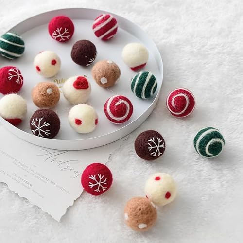 YIGOOWN 7 Stück Filzkugeln Weihnachten Bommel zum Basteln 3CM Weihnachtsdeko Bunt Pompons Deko für Weihnachten, Handwerk Herstellung, Lustige DIY Kreative Handwerk YIGOOWN 7 Stück Filzkugeln Weihnachten Bommel zum Basteln 3CM Weihnachtsdeko Bunt Pompons Deko für Weihnachten, Handwerk Herstellung, Lustige DIY Kreative Handwerk von YIGOOWN