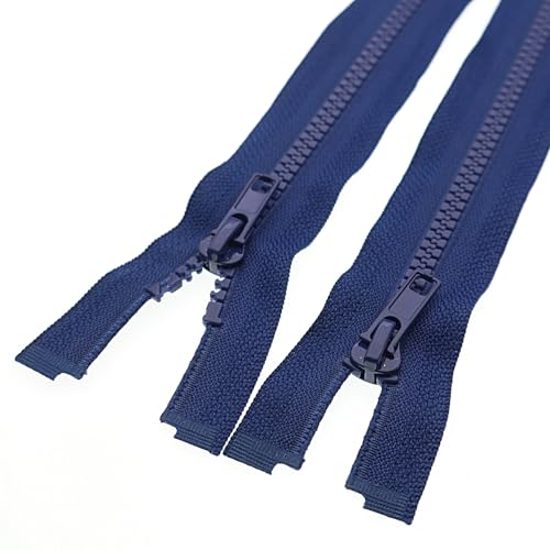 #5 61 cm große, teilbare Jackenreißverschlüsse, 2 Stück, Kunststoffreißverschlüsse für Mäntel, Näharbeiten, Basteln, Schneidertaschen, Heimtextilien, Marineblau, YIGUANXIN #5 61 cm große, teilbare Jackenreißverschlüsse, 2 Stück, Kunststoffreißverschlüsse für Mäntel, Näharbeiten, Basteln, Schneidertaschen, Heimtextilien, Marineblau, YIGUANXIN von YIGUANXIN