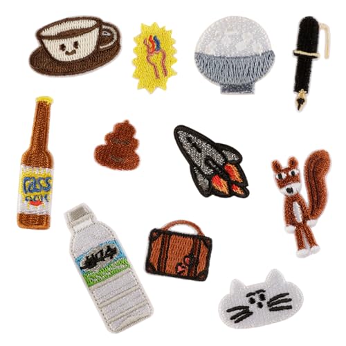 11 Stück Cartoon Tier bestickte Flicken Stift Reparatur Flicken Aufbügler Applikation Patches Nähen Flicken für Kleidung 11 Stück Cartoon Tier bestickte Flicken Stift Reparatur Flicken Aufbügler Applikation Patches Nähen Flicken für Kleidung von YIGZYCN