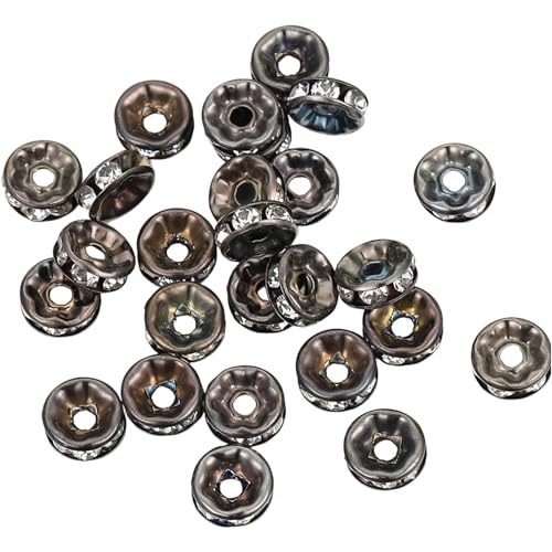 8mm Kristall Strasssteine Spacer Perlen Rondelle Lose Abstandshalterperlen Für Schmuckherstellung Und Handwerk Enthusiasten 8mm Kristall Strasssteine Spacer Perlen Rondelle Lose Abstandshalterperlen Für Schmuckherstellung Und Handwerk Enthusiasten von YIGZYCN