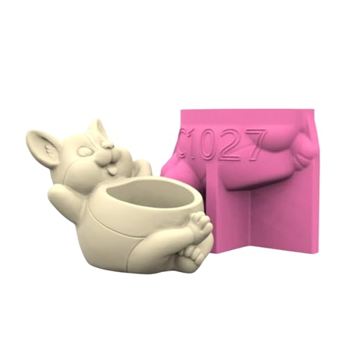 Elegante Hundegartentöpfe Schimmel Silikonform Robust von YIGZYCN