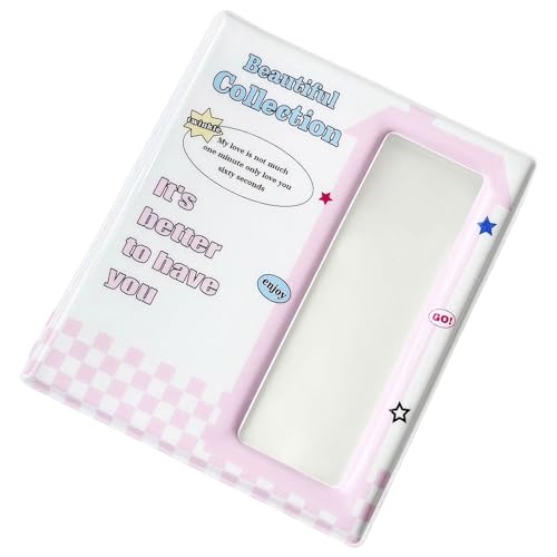 Fotoalbum, Fotokarten-Halter, Ordner für Idol-Fan, Bilddisplay, Fotostreifen, Sammelbuch, 40 Seiten von YIGZYCN