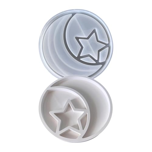 Robuster Stern Und Mond Silikonform Roundschale Hauszubehör Für Die Herstellung Von Vorräten Und Kreative Aufbewahrungslösung Robuster Stern Und Mond Silikonform Roundschale Hauszubehör Für Die Herstellung Von Vorräten Und Kreative Aufbewahrungslösung von YIGZYCN