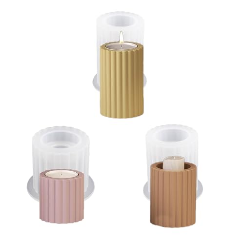 Silikonform für Kandelaber, gestreift, Kristall, Epoxidharz, Gießform, Zylinderhalter, Hochzeit, Dekoration, Wandleuchter, Silikon Silikonform für Kandelaber, gestreift, Kristall, Epoxidharz, Gießform, Zylinderhalter, Hochzeit, Dekoration, Wandleuchter, Silikon von YIGZYCN