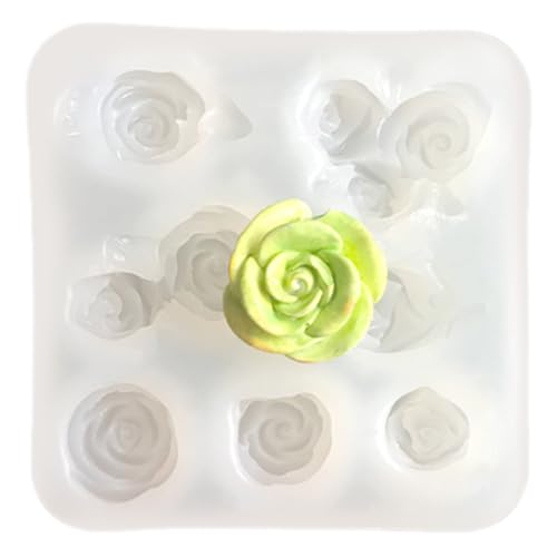Silikonformen in Rosenform für Epoxidharz, Seifenherstellung, Fondant, Silikonformen für Schokolade, Süßigkeiten von YIGZYCN