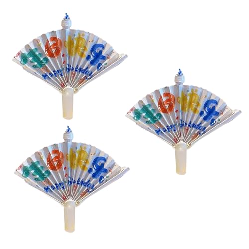 Surprise Fan Kreative Fan Form Geburtstag Set für Kinder und Erwachsene Geburtstag Event Gips von YIGZYCN