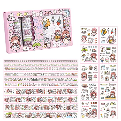 YIGZYCN 20 Stück Klebebänder, Aufkleber, Scrapbooking-Klebebänder für Planer, Kalender, Wasserflasche YIGZYCN 20 Stück Klebebänder, Aufkleber, Scrapbooking-Klebebänder für Planer, Kalender, Wasserflasche von YIGZYCN