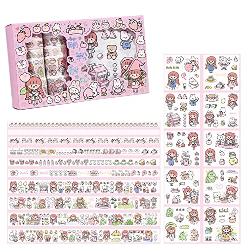 YIGZYCN 20 Stück Klebebänder, Aufkleber, Scrapbooking-Klebebänder für Planer, Kalender, Wasserflasche YIGZYCN 20 Stück Klebebänder, Aufkleber, Scrapbooking-Klebebänder für Planer, Kalender, Wasserflasche von YIGZYCN