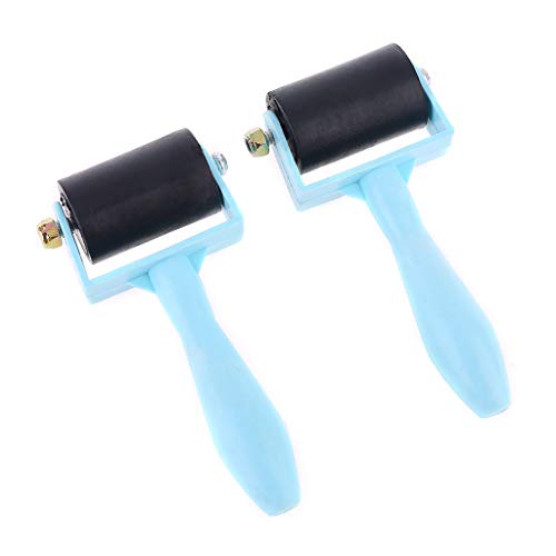 YIGZYCN 2X Praktisches Gummi Kleberoller Anti Rutsch Klebeband Konstruktionswerkzeug Für Die Druckherstellung Tapeten Stempeln Kleben YIGZYCN 2X Praktisches Gummi Kleberoller Anti Rutsch Klebeband Konstruktionswerkzeug Für Die Druckherstellung Tapeten Stempeln Kleben von YIGZYCN