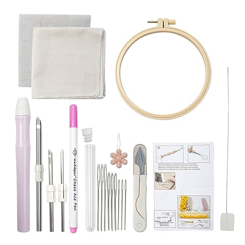 YIGZYCN Anfänger Nadel Stickerei Kits Verstellbar YIGZYCN Anfänger Nadel Stickerei Kits Verstellbar von YIGZYCN