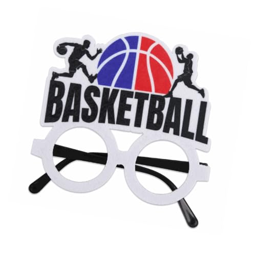 YIGZYCN Basketball-Brillenrahmen, lustige dekorative Brillen, Foto-Requisiten, Partybrille von YIGZYCN