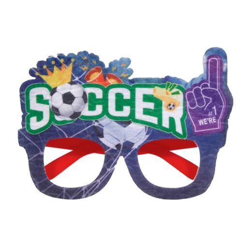 YIGZYCN Brille mit Fußballmotiv für Erwachsene, Teenager, europäische Cup-Brille für Feiern von YIGZYCN