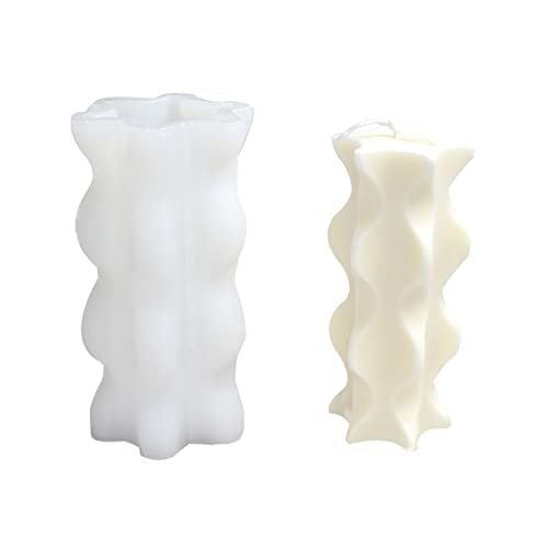 YIGZYCN Geometrische 3D-Silikonformen, Epoxidharz, Gipsform, handgefertigte Seifenwerkzeuge von YIGZYCN