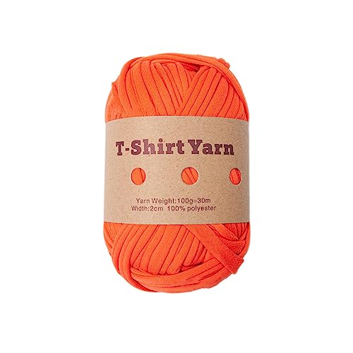 YIGZYCN Handgefertigtes T-Shirt-Garn, farbige Stoffstreifen für Kunst und zum Stricken von Taschen, Untersetzern und Aufbewahrungsbehältern von YIGZYCN