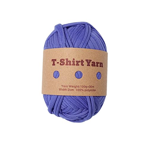 YIGZYCN Handgefertigtes T-Shirt-Garn, farbige Stoffstreifen für Kunst und zum Stricken von Taschen, Untersetzern und Aufbewahrungsbehältern von YIGZYCN