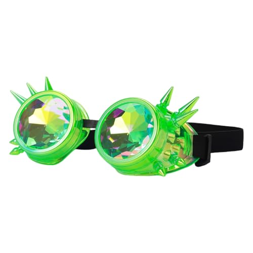 YIGZYCN Kaleidoskop-Brille, Steampunk-Brille, psychedelische Rave-Brille, Geschenke YIGZYCN Kaleidoskop-Brille, Steampunk-Brille, psychedelische Rave-Brille, Geschenke von YIGZYCN
