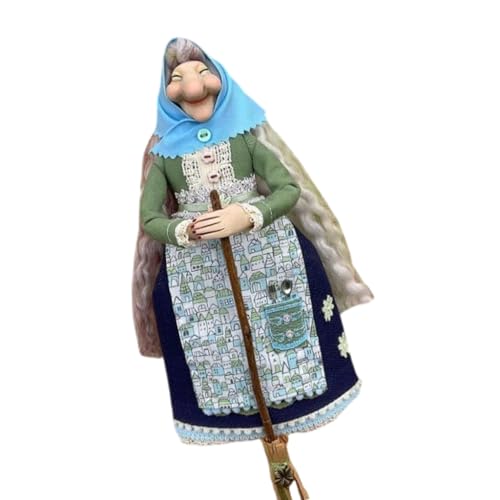 YIGZYCN Kochpuppe, Küchendekoration, Glück, Kochpuppe, Ornamente, einzigartiges Geschenk für Damen, handgefertigte Küchenhexenpuppe von YIGZYCN