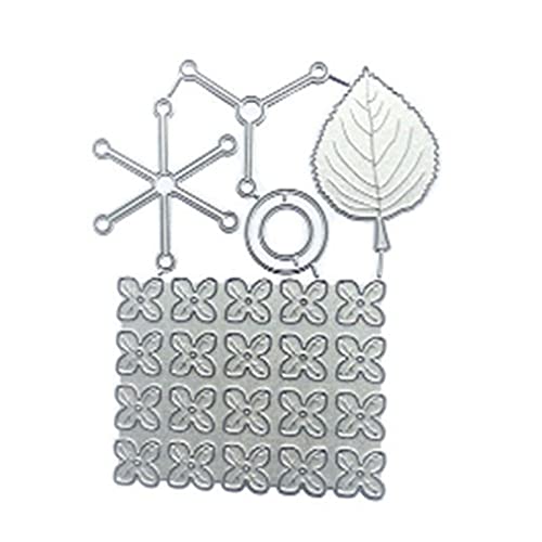 YIGZYCN Metall-Stanzformen, Blatt-Blumen-Stanzformen, Schablonen für Scrapbooking, Alben, Papierkarten, Prägung von YIGZYCN