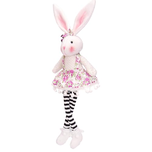 YIGZYCN Plüschhasen, 37 cm, schönes Weihnachts- / Oster-Mädchenzimmer von YIGZYCN