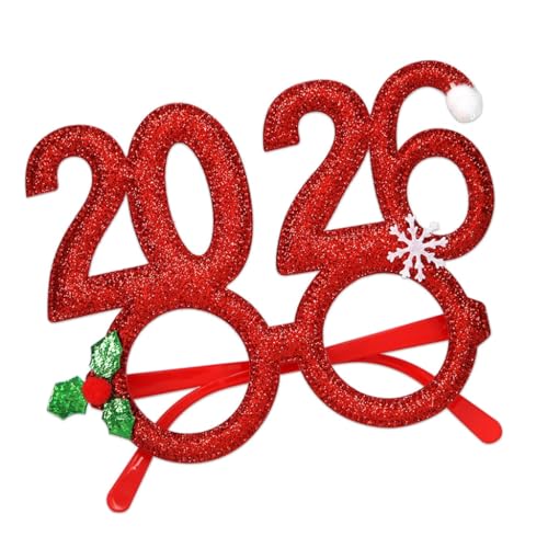 YIGZYCN Schicke Party-Brille, Weihnachtsbrillenrahmen, Abschlussbrille für den Urlaub von YIGZYCN