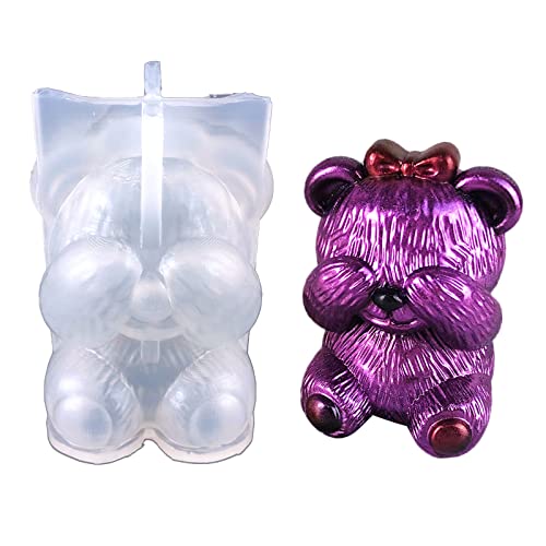 YIGZYCN Silikonform für Harz, 3D-Kristall, verschiedene Tiere, Ornamente, Basteln, Silikonform, geeignet für Epoxidharz, Handwerk, Schmuckherstellung, Zuhause von YIGZYCN