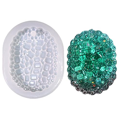 YIGZYCN Silikonform für Harz, Epoxidharz, verschiedene Formen, Diamanten, Auflistung, Silikonform, handgefertigt, Bastelbedarf, Schmuck, Heimdekoration von YIGZYCN