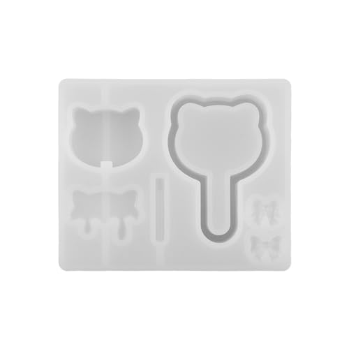 YIGZYCN Silikonform für Harz, Lutscher, Silikonform, Epoxidharz, Schmuck, Anhänger, Werkzeuge, Schlüsselanhänger von YIGZYCN